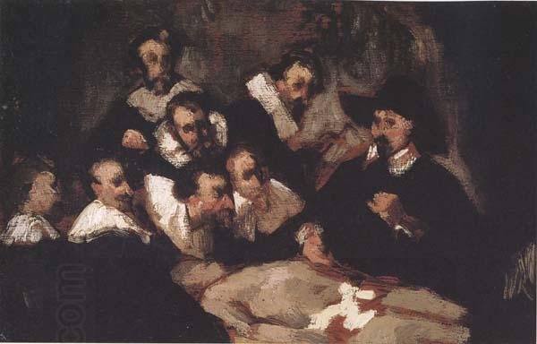 Edouard Manet La Lecon d'anatomie du d Tulp d'apres Rembrandt (mk40) China oil painting art